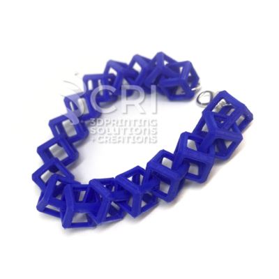 Bracciale Chain Cubes in stampa 3d